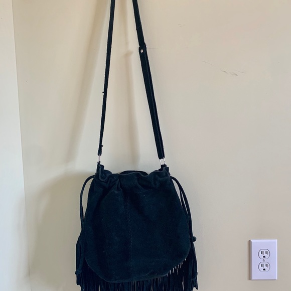 Nasty Gal Bags Fringe Suede Bucket Bag Poshmark